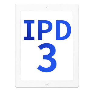 Aftermarket Plus Digitizer for iPad 3 (Home Button Pre-installed) - White
