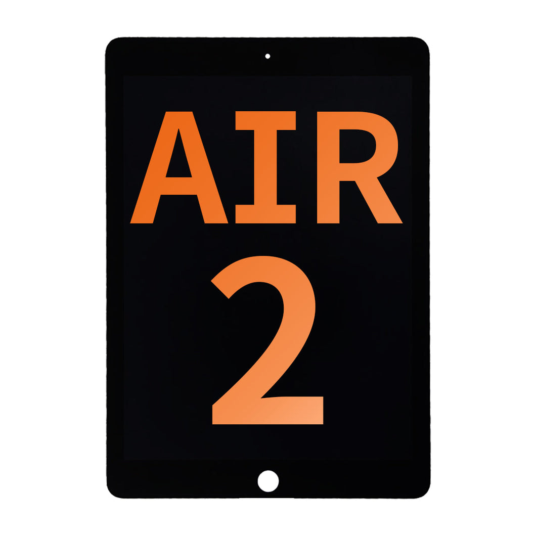 Aftermarket Pro LCD Assembly with Digitizer for iPad Air 2 (Sleep + Wake Sensor Flex Pre-Installed) - Black