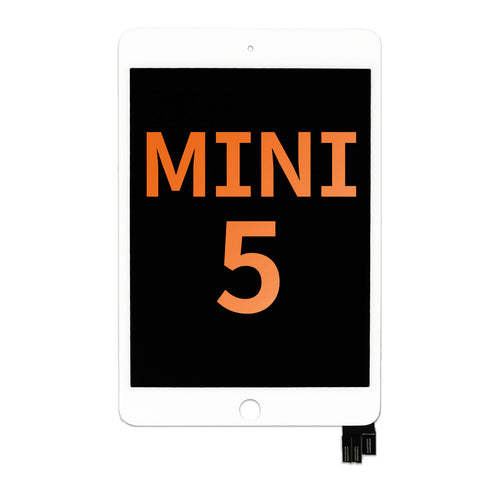 Aftermarket Pro LCD Assembly with Digitizer for iPad Mini 5 (Sleep + Wake Sensor Flex Pre-Installed) - White