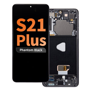 Aftermarket Pro OLED Assembly with Frame for Samsung Galaxy S21 Plus (6.7") (With Finger Print Sensor) - Phantom Black