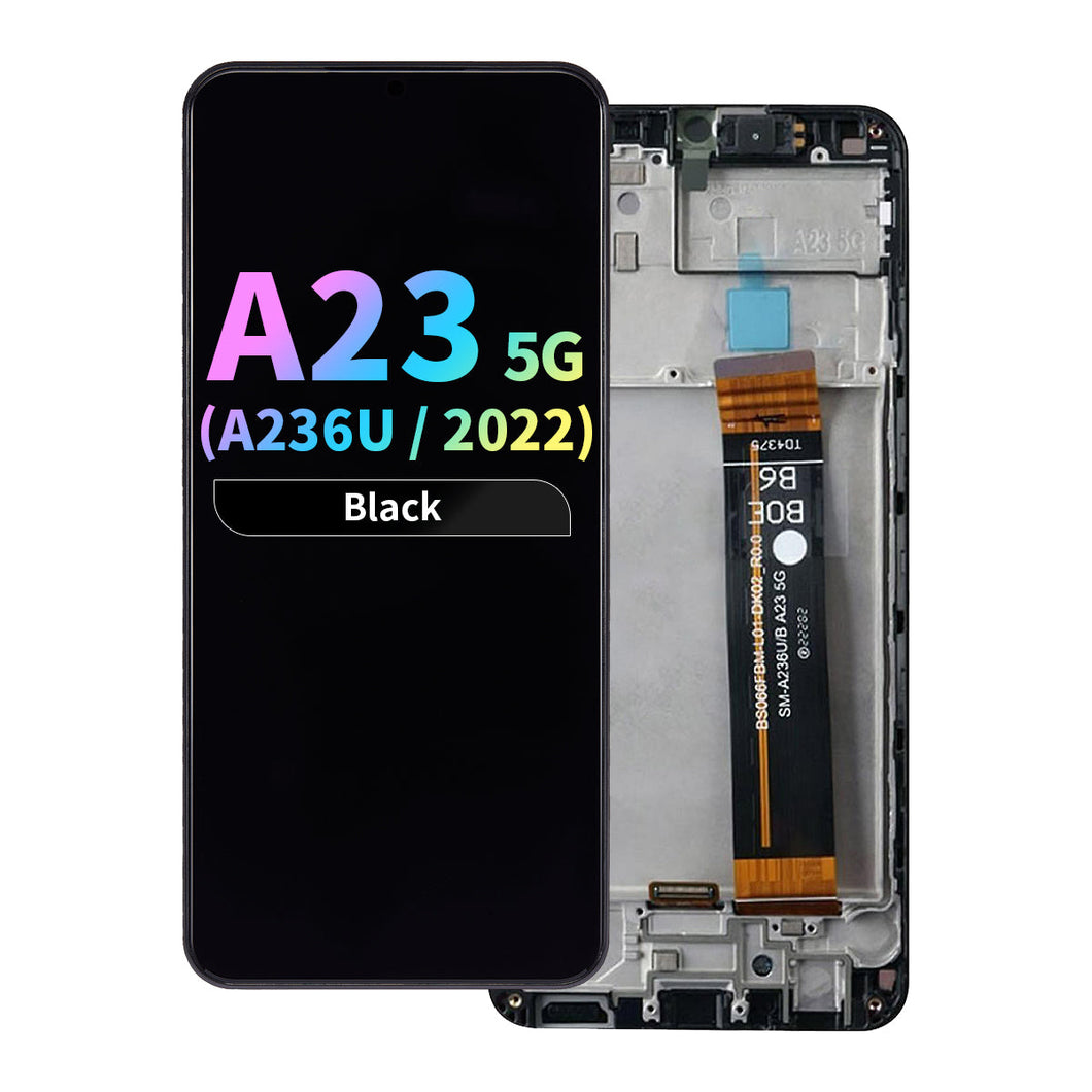 FOG LCD Assembly with Frame for Samsung Galaxy A23 5G (A236U / 2022) (US Version) - Black