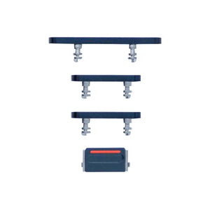 Hard Buttons (Power + Volume + Switch) for iPhone 12 Pro / 12 Pro Max - Pacific Blue