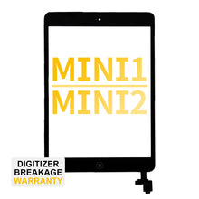 Load image into Gallery viewer, MP+ Digitizer with IC Chip + Home Button Pre-Installed for iPad Mini / Mini 2 - Black