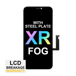(MP+ FOG) LTPS InCell LCD Assembly for iPhone XR - Black (Steel Plate Pre-installed)
