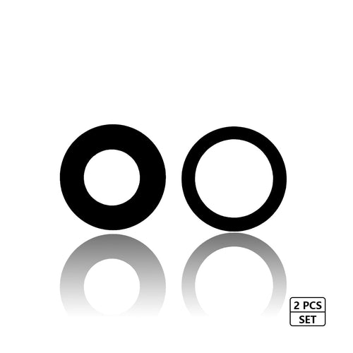Premium Back Camera Lens Glass Only with Adhesive for iPhone 11 (2 pcs Set) (Real Sapphire)