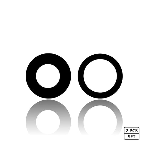 Premium Back Camera Lens Glass Only with Adhesive for iPhone 12 Mini / 12 (2 pcs Set) (Real Sapphire)