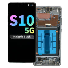 Load image into Gallery viewer, Refurbished OLED Assembly with Frame for Samsung Galaxy S10 5G - Majestic Black