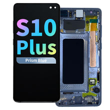 Load image into Gallery viewer, Refurbished OLED Assembly with Frame for Samsung Galaxy S10 Plus - Prism Blue