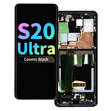 Load image into Gallery viewer, Refurbished OLED Assembly with Frame for Samsung Galaxy S20 Ultra - Cosmic Black